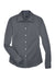 Devon & Jones DG530W Womens Crown Woven Collection Wrinkle Resistant Long Sleeve Button Down Shirt Graphite Grey Flat Front