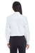 Devon & Jones DG532W Womens Crown Woven Collection Wrinkle Resistant Long Sleeve Button Down Shirt White Model Back