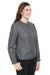 Devon & Jones DG700W Womens Vision Club Water Resistant Full Zip Jacket Graphite Grey Model 3q