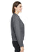 Devon & Jones DG700W Womens Vision Club Water Resistant Full Zip Jacket Graphite Grey Model Side