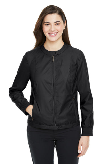 Devon & Jones DG700W Womens Vision Club Water Resistant Full Zip Jacket Black Model Front