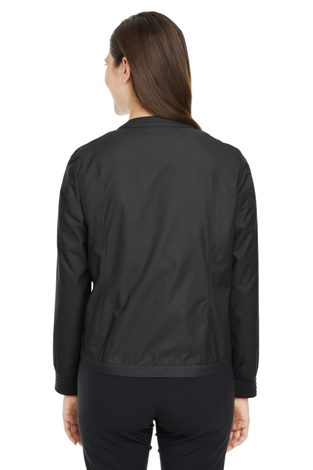 Devon & Jones DG700W Womens Vision Club Water Resistant Full Zip Jacket Black Model Back