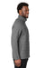 Devon & Jones DG704 Mens New Classics Charleston Hybrid Full Zip Jacket Graphite Grey Melange Model Side