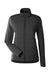 Devon & Jones DG704W Womens New Classics Charleston Hybrid Full Zip Jacket Black Melange/Black Flat Front