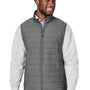 Devon & Jones Mens New Classics Charleston Hybrid Full Zip Vest - Graphite Grey Melange