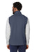 Devon & Jones DG706 Mens New Classics Charleston Hybrid Full Zip Vest Navy Blue Melange Model Back