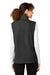 Devon & Jones DG706W Womens New Classics Charleston Hybrid Full Zip Vest Black Melange/Black Model Back