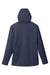 Devon & Jones DG720 Mens New Classics Prescott Water Resistant Full Zip Hooded Rain Jacket Navy Blue Flat Back