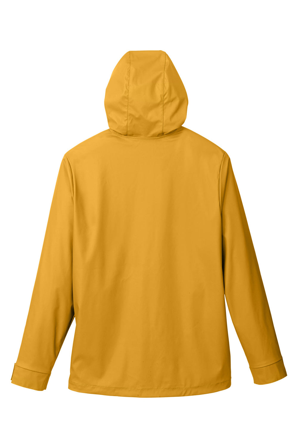 Devon & Jones DG720 Mens New Classics Prescott Water Resistant Full Zip Hooded Rain Jacket Prescott Yellow Flat Back