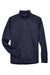 Devon & Jones DG792 Mens Bristol Pill Resistant Sweater Fleece 1/4 Zip Sweatshirt Navy Blue Flat Front