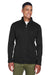 Devon & Jones DG793 Mens Bristol Pill Resistant Sweater Fleece Full Zip Jacket Black Model Front