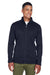 Devon & Jones DG793 Mens Bristol Pill Resistant Sweater Fleece Full Zip Jacket Navy Blue Model Front