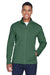 Devon & Jones DG793 Mens Bristol Pill Resistant Sweater Fleece Full Zip Jacket Heather Forest Green Model Front