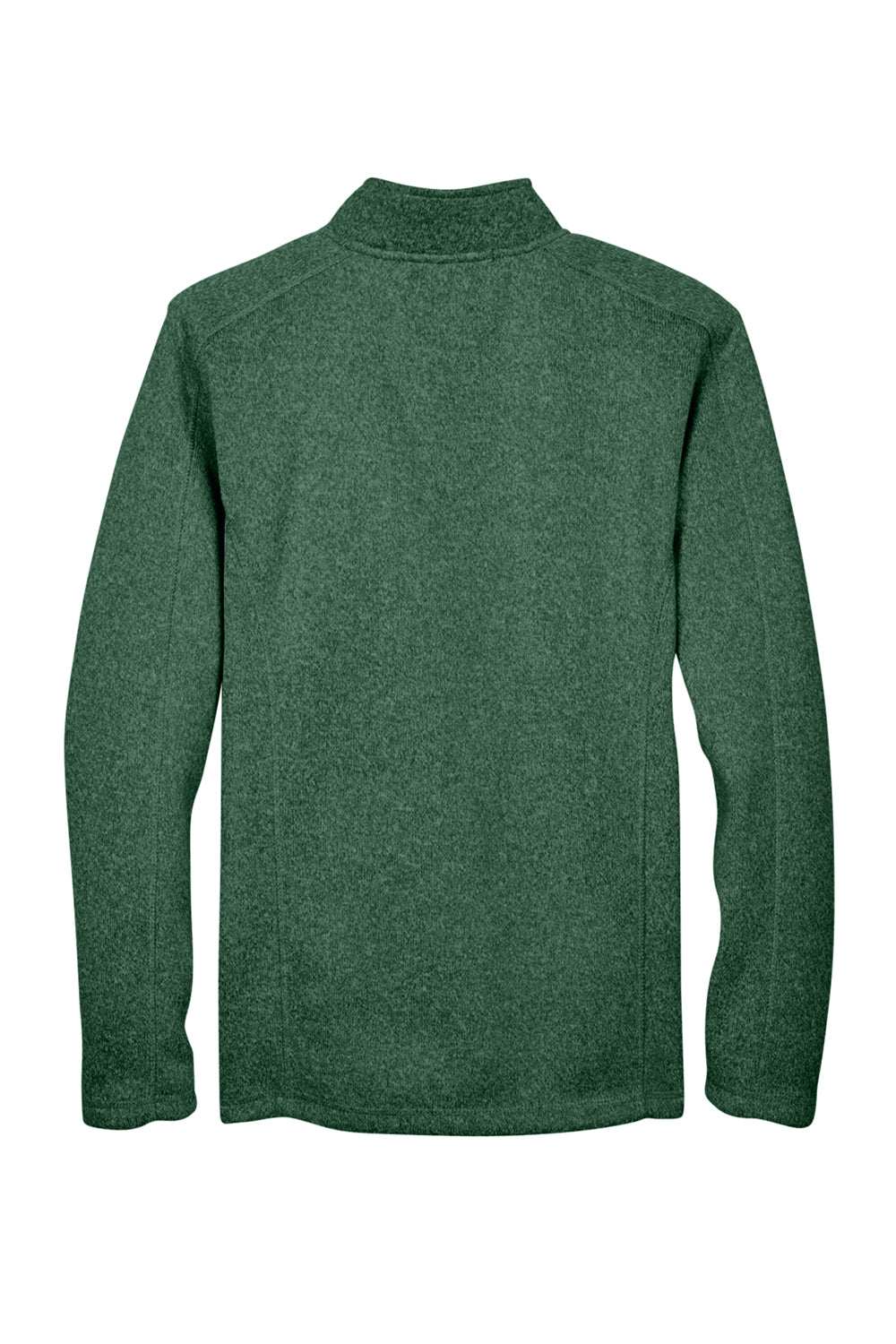 Devon & Jones DG793 Mens Bristol Pill Resistant Sweater Fleece Full Zip Jacket Heather Forest Green Flat Back