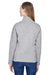 Devon & Jones DG793W Womens Bristol Pill Resistant Sweater Fleece Full Zip Jacket Heather Grey Model Back