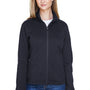 Devon & Jones Womens Bristol Pill Resistant Sweater Fleece Full Zip Jacket - Black