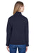 Devon & Jones DG793W Womens Bristol Pill Resistant Sweater Fleece Full Zip Jacket Navy Blue Model Back