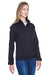 Devon & Jones DG793W Womens Bristol Pill Resistant Sweater Fleece Full Zip Jacket Black Model 3q