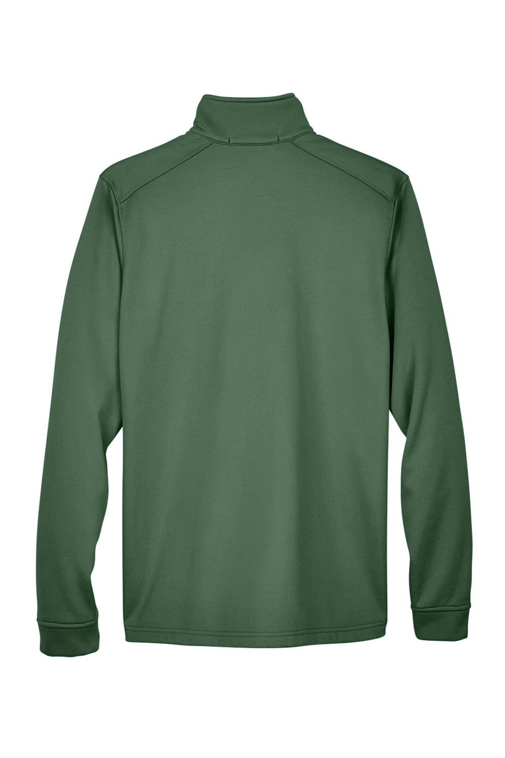 Devon & Jones DG796 Mens Newbury Fleece Full Zip Sweatshirt Forest Green Flat Back