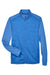 Devon & Jones DG796 Mens Newbury Fleece Full Zip Sweatshirt French Blue Flat Front