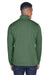 Devon & Jones DG796 Mens Newbury Fleece Full Zip Sweatshirt Forest Green Model Back