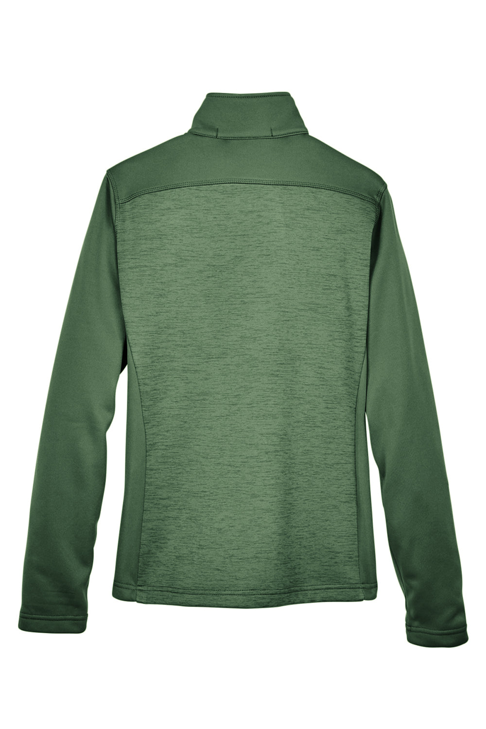 Devon & Jones DG796W Womens Newbury Fleece Full Zip Sweatshirt Forest Green Flat Back