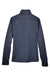 Devon & Jones DG796W Womens Newbury Fleece Full Zip Sweatshirt Navy Blue Flat Back