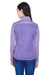 Devon & Jones DG796W Womens Newbury Fleece Full Zip Sweatshirt Grape Purple Model Back