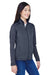 Devon & Jones DG796W Womens Newbury Fleece Full Zip Sweatshirt Navy Blue Model 3q