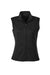 Devon & Jones DG797W Womens Newbury Full Zip Fleece Vest Heather Black Flat Front