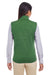 Devon & Jones DG797W Womens Newbury Full Zip Fleece Vest Heather Forest Green Model Back