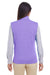 Devon & Jones DG797W Womens Newbury Full Zip Fleece Vest Heather Grape Purple Model Back