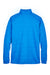 Devon & Jones DG798 Mens Newbury Fleece 1/4 Zip Sweatshirt Heather French Blue Flat Back