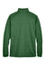 Devon & Jones DG798 Mens Newbury Fleece 1/4 Zip Sweatshirt Heather Forest Green Flat Back