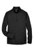 Devon & Jones DG798 Mens Newbury Fleece 1/4 Zip Sweatshirt Heather Black Flat Front