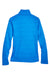 Devon & Jones DG798W Womens Newbury Fleece 1/4 Zip Sweatshirt Heather French Blue Flat Back