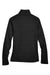 Devon & Jones DG798W Womens Newbury Fleece 1/4 Zip Sweatshirt Heather Black Flat Back