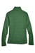 Devon & Jones DG798W Womens Newbury Fleece 1/4 Zip Sweatshirt Heather Forest Green Flat Back