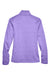 Devon & Jones DG798W Womens Newbury Fleece 1/4 Zip Sweatshirt Heather Grape Purple Flat Back