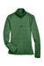 Devon & Jones DG798W Womens Newbury Fleece 1/4 Zip Sweatshirt Heather Forest Green Flat Front