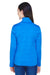 Devon & Jones DG798W Womens Newbury Fleece 1/4 Zip Sweatshirt Heather French Blue Model Back