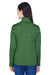 Devon & Jones DG798W Womens Newbury Fleece 1/4 Zip Sweatshirt Heather Forest Green Model Back