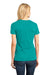 District DM104L Womens Perfect Weight Short Sleeve Crewneck T-Shirt Jade Green Model Back