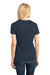 District DM104L Womens Perfect Weight Short Sleeve Crewneck T-Shirt New Navy Blue Model Back