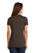 District DM1170L Womens Perfect Weight Short Sleeve V-Neck T-Shirt Espresso Brown Model Back