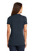 District DM1170L Womens Perfect Weight Short Sleeve V-Neck T-Shirt New Navy Blue Model Back