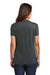 District DM130L Womens Perfect Tri Short Sleeve Crewneck T-Shirt Black Frost Model Back