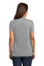 District DM130L Womens Perfect Tri Short Sleeve Crewneck T-Shirt Grey Frost Model Back