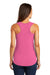 District DM138L Womens Perfect Tri Tank Top Fuchsia Pink Frost Model Back