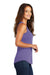 District DM138L Womens Perfect Tri Tank Top Purple Frost Model Side